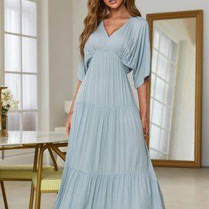 Jane relaxed flare fit dress. New